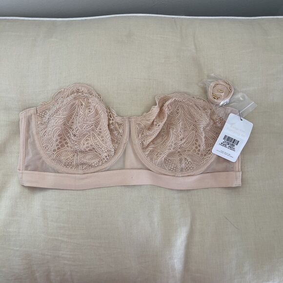 Lively Other - LIVELY Lace Strapless Bra for Women Shapewear Underwire SIZE 38DD